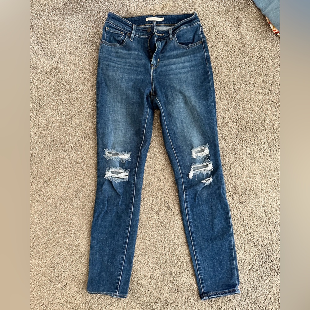 Levis High Rise Skinny